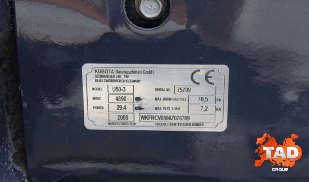 1964748408 miniekskavator kubota u