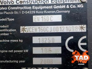2864360353 kolisnij ekskavator volvo