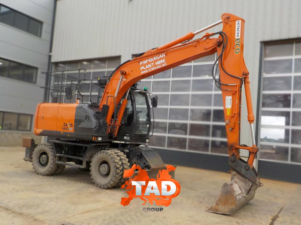 Колісний екскаватор Hitachi ZX140W-5 (2017 г)