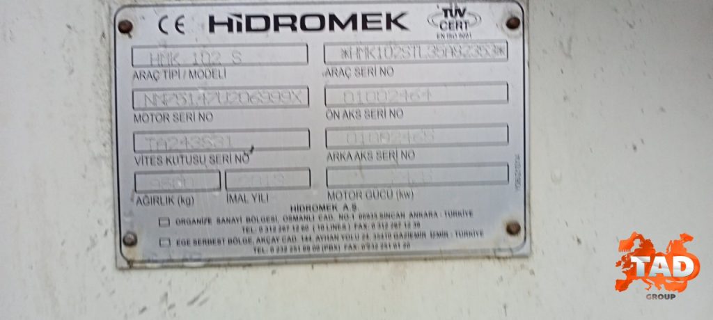 3030522952 ekskavator navantazhuvach hidromek hmk102s