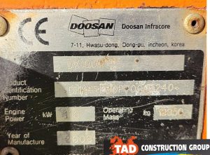 3959217745 kolisnij ekskavator doosan