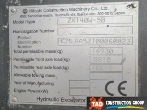 4956952290 hitachi zx140w 5b