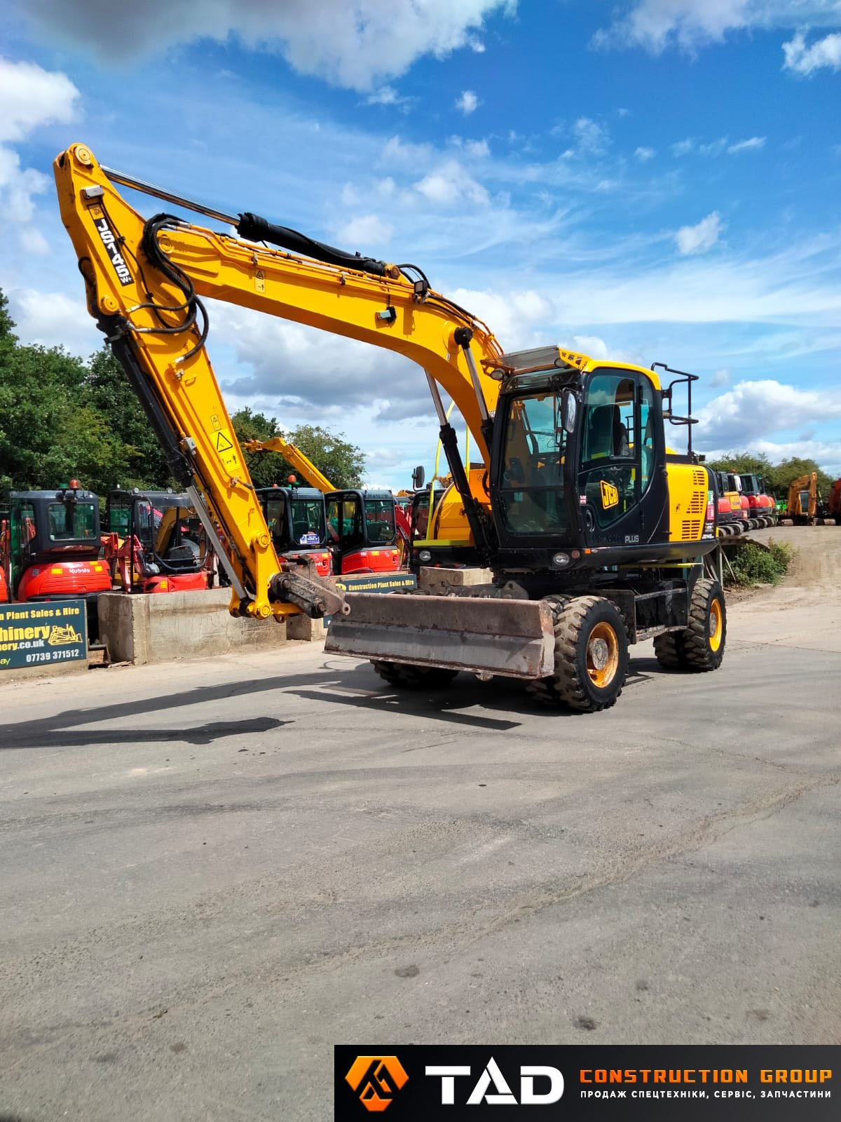 Колісний екскаватор JCB JS145W T4F